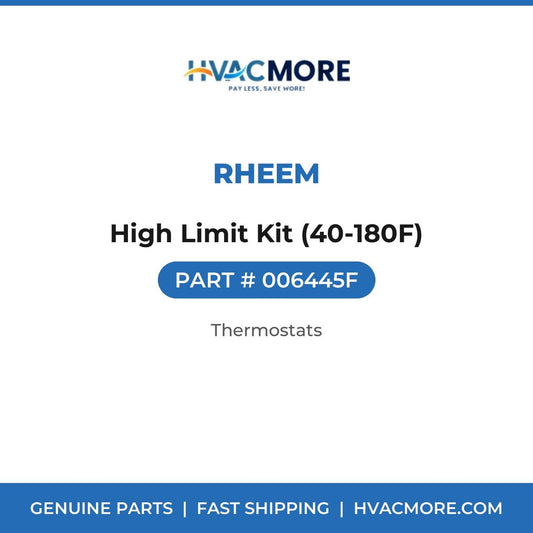 Rheem High Limit Kit (40-180F) 006445F