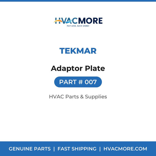 tekmar Adaptor Plate 007