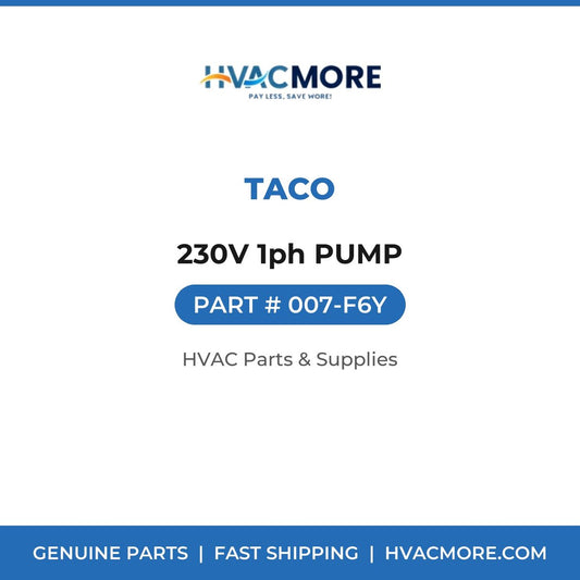 Taco 230V 1ph PUMP 007-F6Y