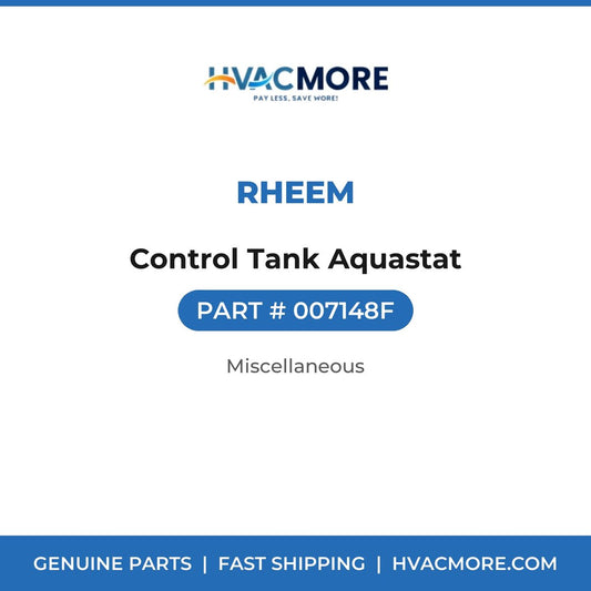 Rheem Control Tank Aquastat 007148F