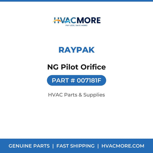 Raypak NG Pilot Orifice 007181F