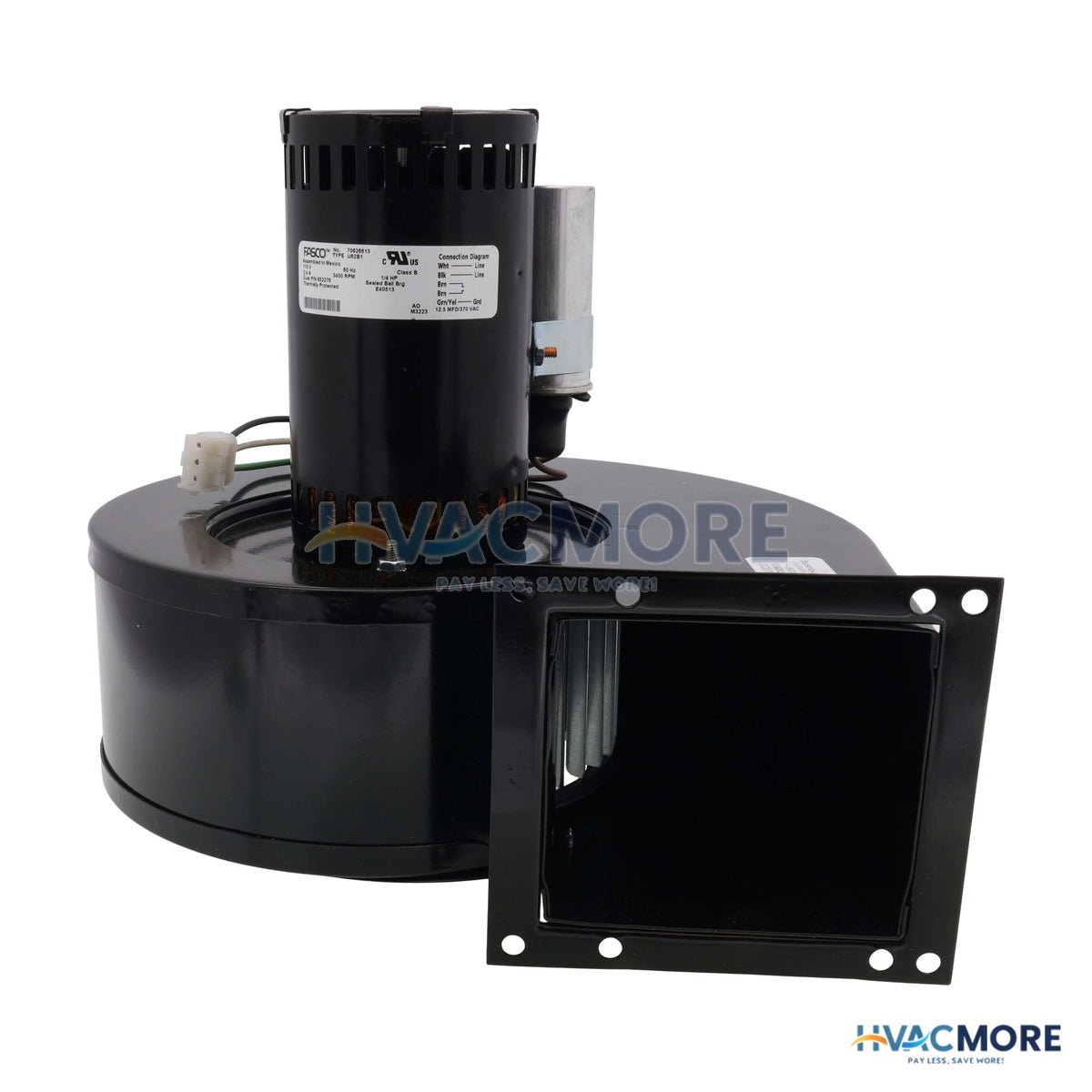 Raypak Combination Air Blower - Left-hand 007413F