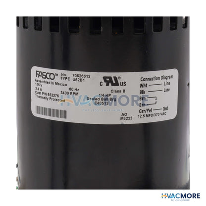 Raypak Combination Air Blower - Left-hand 007413F