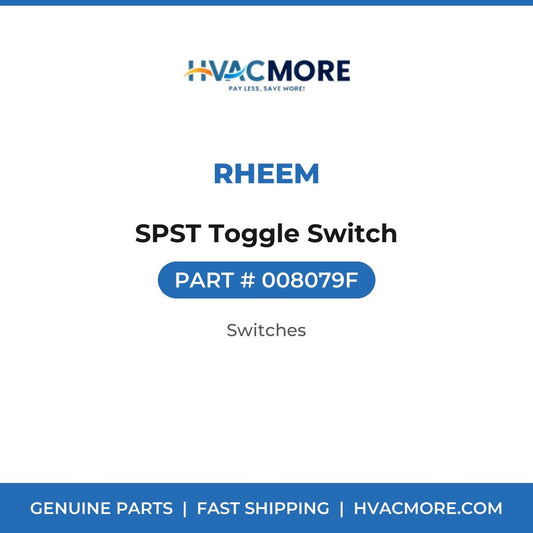 Rheem SPST Toggle Switch 008079F