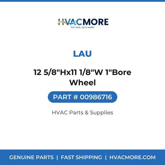 Lau 12 5/8"Hx11 1/8"W 1"Bore Wheel 00986716