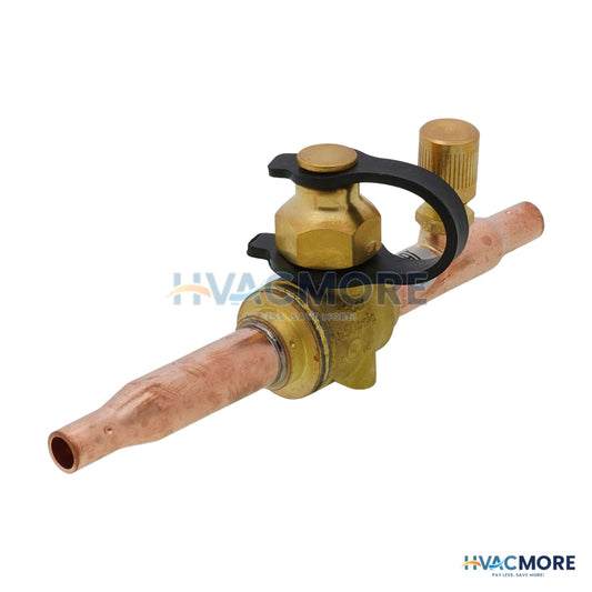 Danfoss 1/4" ODF Sweat Ball Valve W/ Port 009L8050