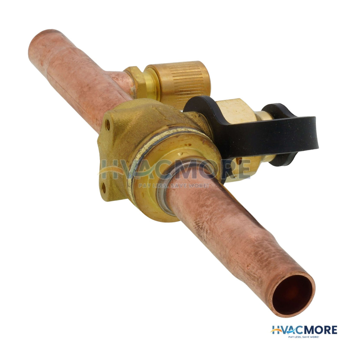 Danfoss 3/8" ODF Sweat Ball Valve W/ Port 009L8051