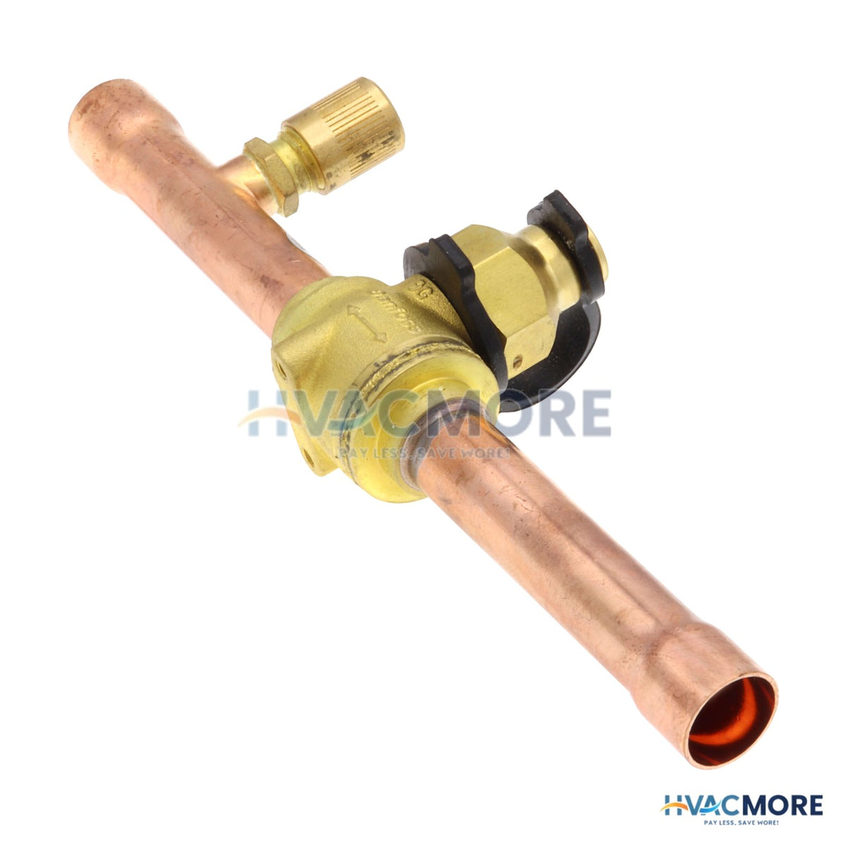 Danfoss 1/2" ODF Sweat Ball Valve W/ Port 009L8052