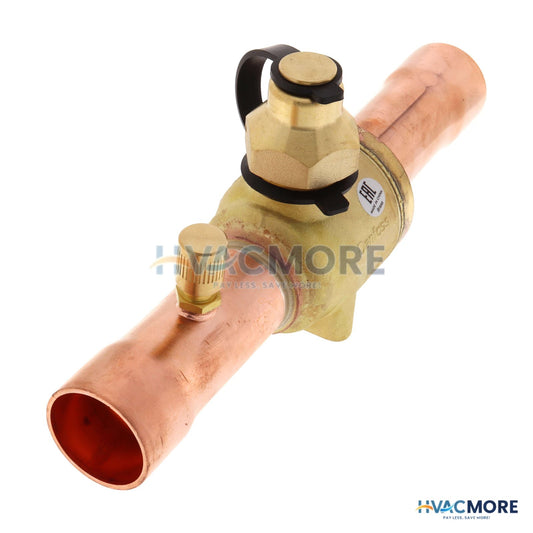 Danfoss 1-1/8" ODF Sweat Ball Valve W/ Port 009L8066