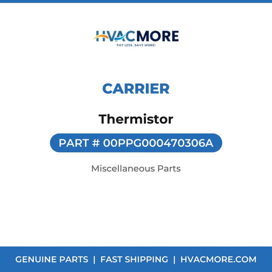 Carrier Thermistor 00PPG000470306A