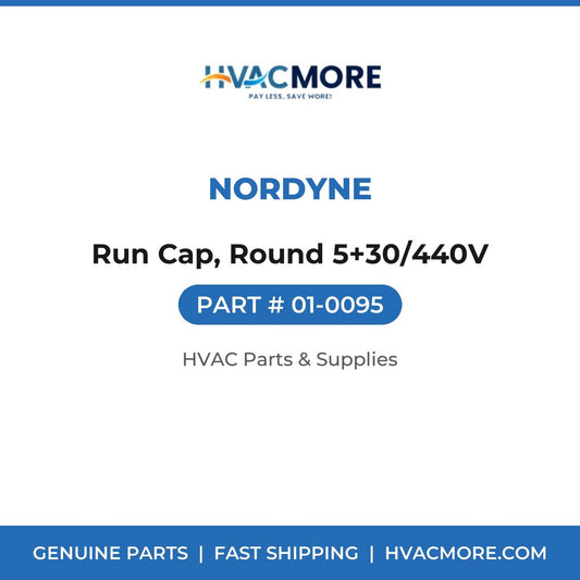 Nordyne Run Cap, Round 5+30/440V 01-0095