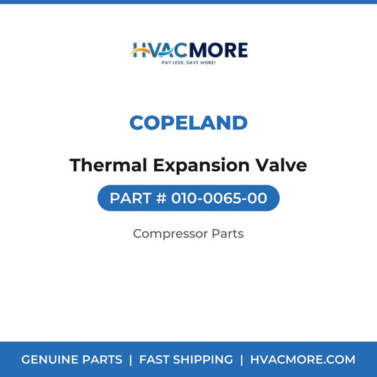 Copeland Thermal Expansion Valve 010-0065-00
