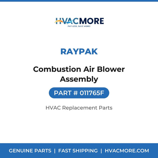 Raypak Combustion Air Blower Assembly 011765F