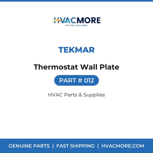 tekmar Thermostat Wall Plate 012