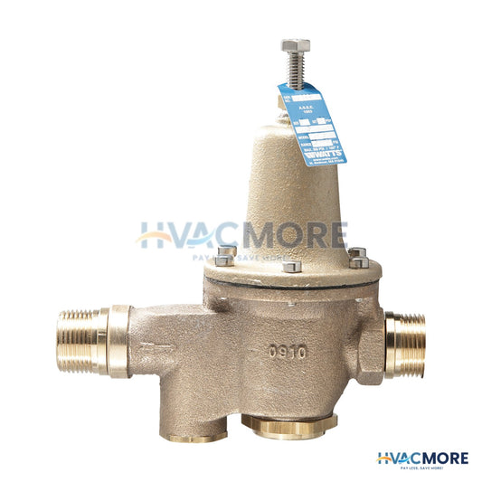 Watts 3/4" LFU5B-Z3 Pressure Reducing Valve W/ Water Meter Thread Connections, Lead Free 0121200