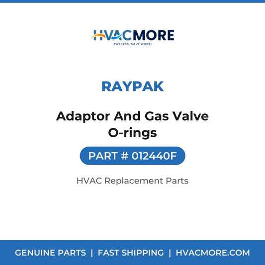 Raypak Adaptor And Gas Valve O-rings 012440F