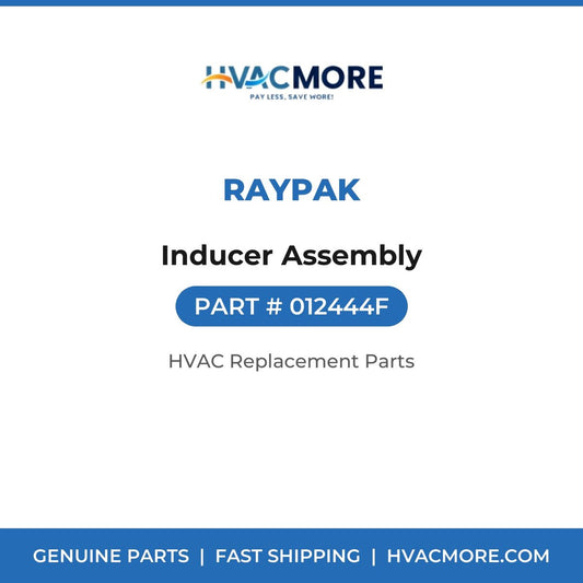 Raypak Inducer Assembly 012444F