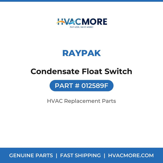 Raypak Condensate Float Switch 012589F