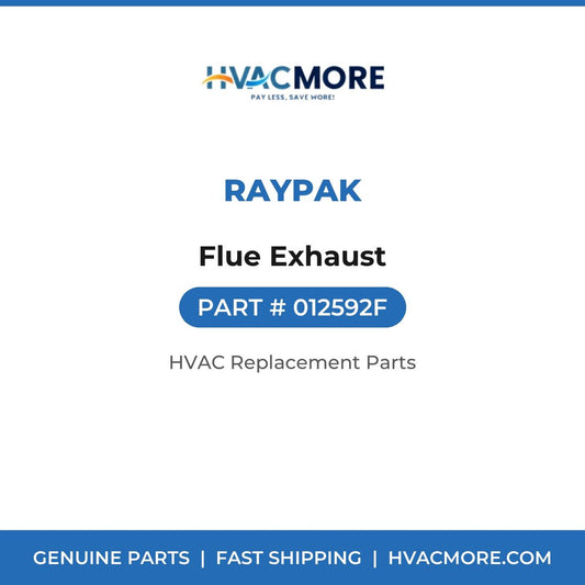 Raypak Flue Exhaust 012592F