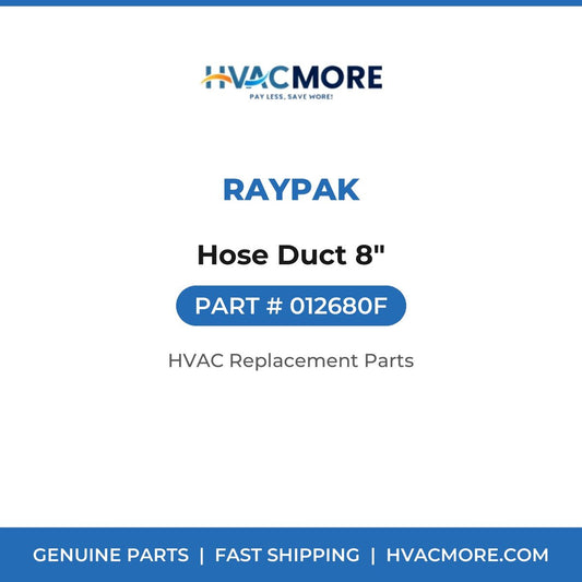 Raypak Hose Duct 8" 012680F