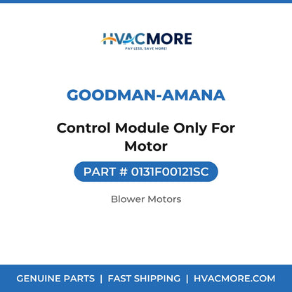 Goodman-Amana Control Module Only For Motor 0131F00121SC