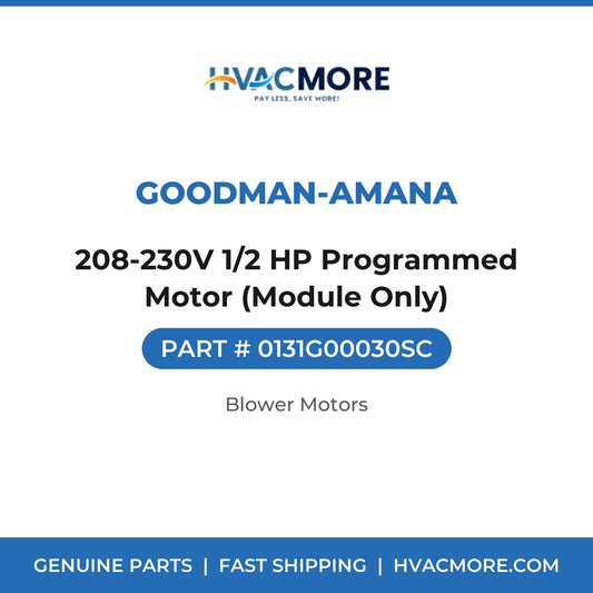 Goodman-Amana 208-230V 1/2 HP Programmed Motor (Module Only) 0131G00030SC