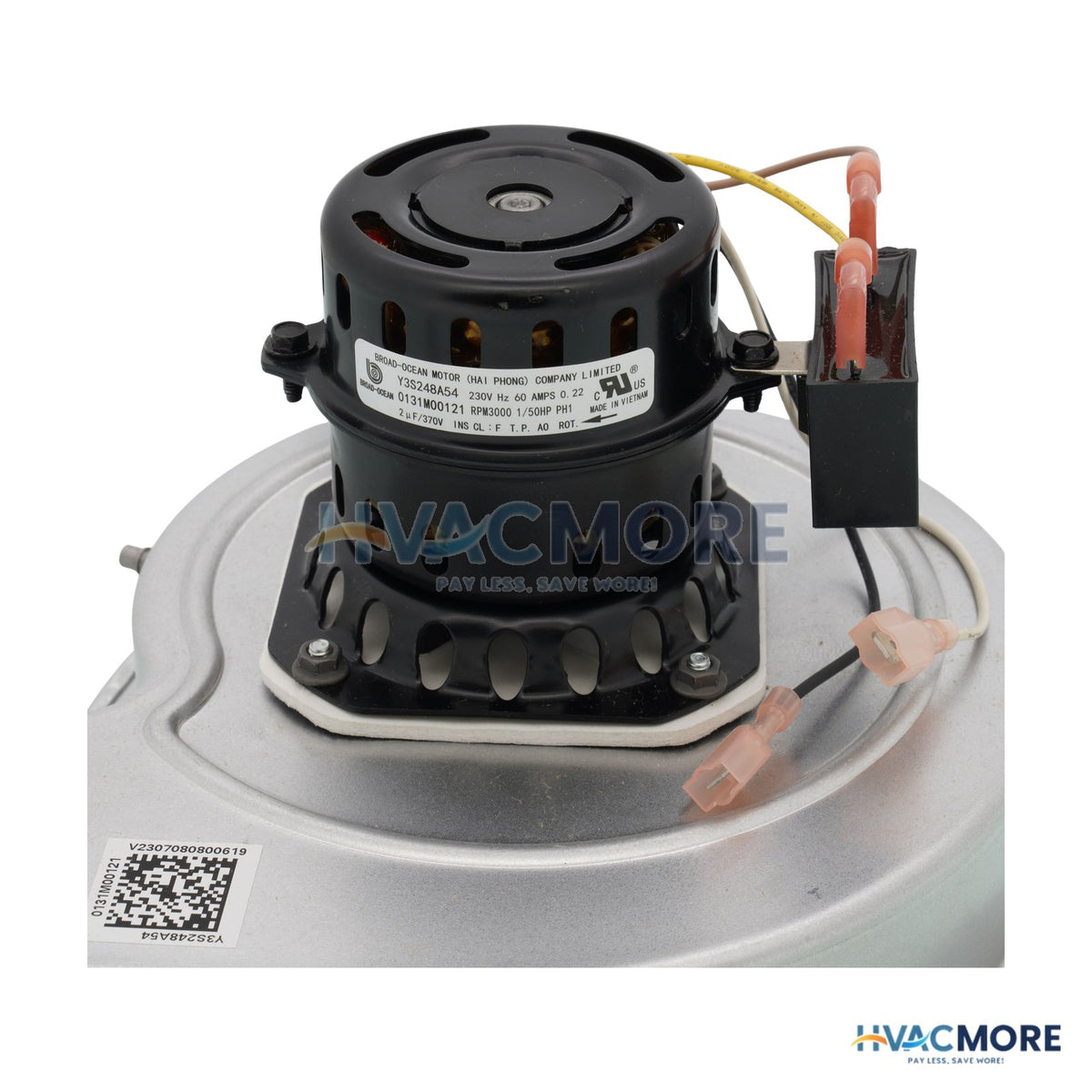 Goodman-Amana 1/50 HP Inducer Motor Assembly (230V, 3000 RPM) 0131M00121SP