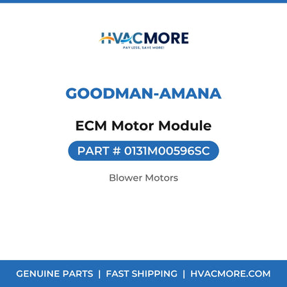 Goodman-Amana ECM Motor Module 0131M00596SC