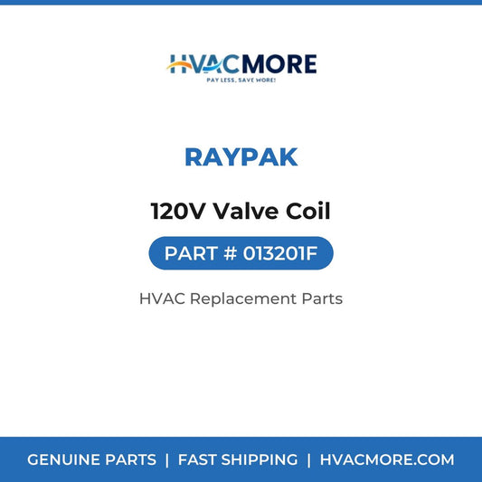Raypak 120V Valve Coil 013201F