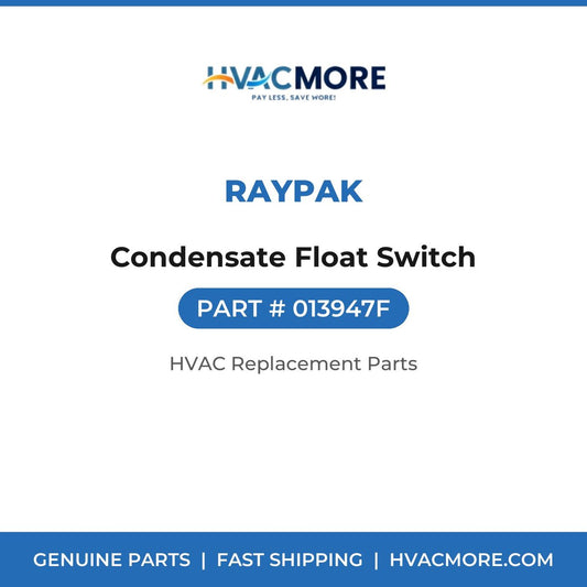Raypak Condensate Float Switch 013947F