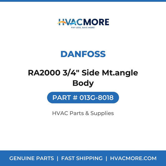 Danfoss RA2000 3/4" Side Mt.angle Body 013G-8018