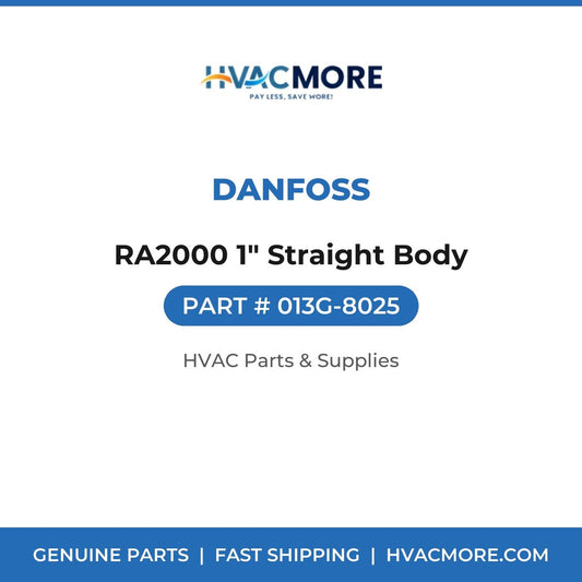 Danfoss RA2000 1" Straight Body 013G-8025