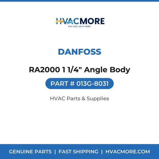 Danfoss RA2000 1 1/4" Angle Body 013G-8031
