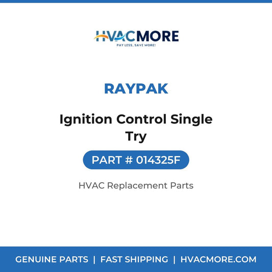 Raypak Ignition Control Single Try 014325F