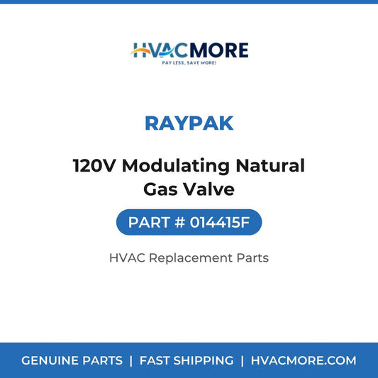 Raypak 120V Modulating Natural Gas Valve 014415F