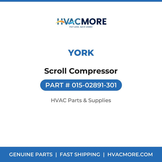 York Scroll Compressor 015-02891-301