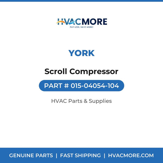 York Scroll Compressor 015-04054-104