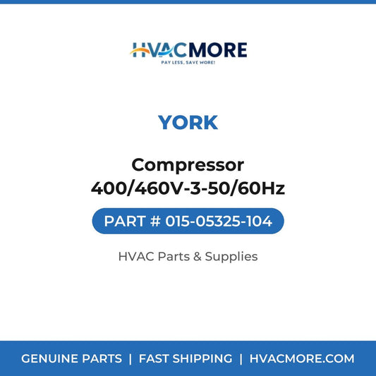 York Compressor 400/460V-3-50/60Hz 015-05325-104