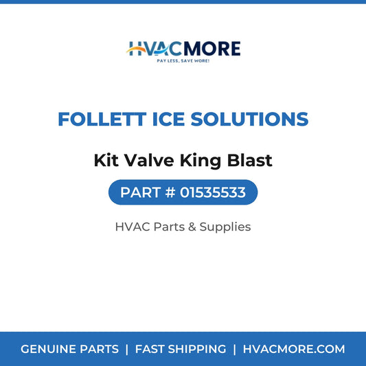 Follett Ice Solutions Kit Valve King Blast 01535533
