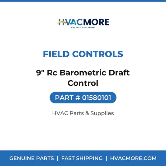 Field Controls 9" Rc Barometric Draft Control 01580101