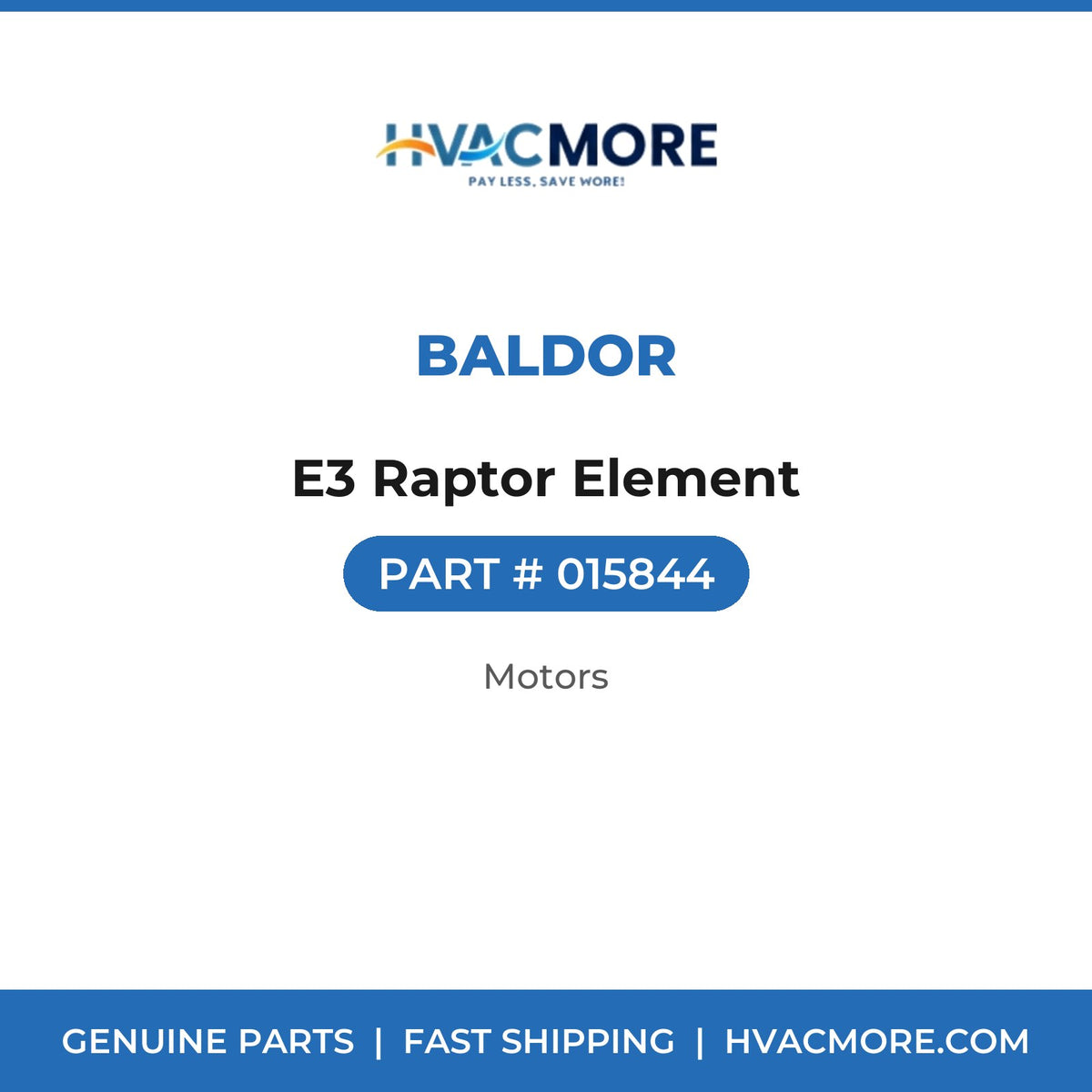 Baldor E3 Raptor Element 015844