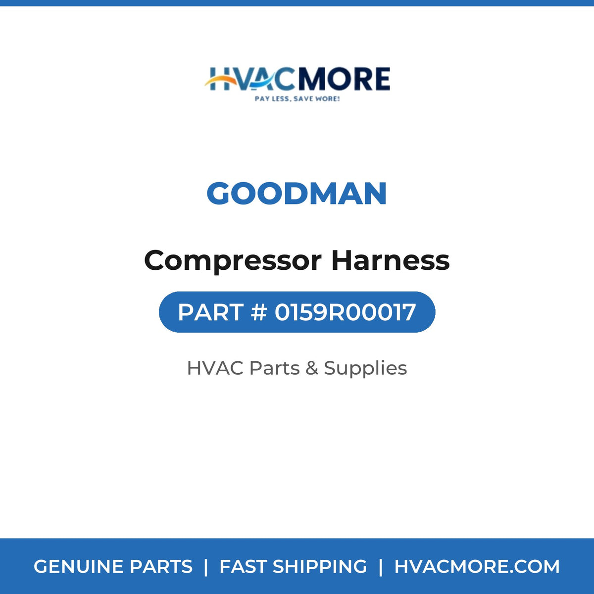 Goodman Compressor Harness 0159R00017