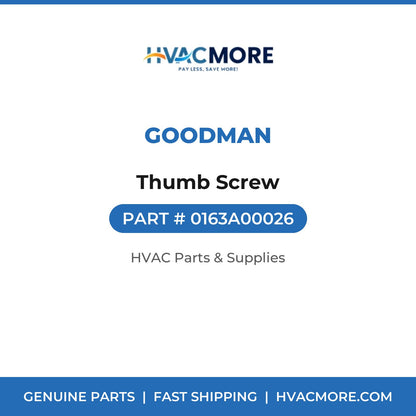 Goodman Thumb Screw 0163A00026