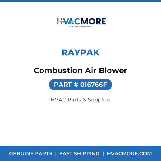 Raypak Combustion Air Blower 016766F