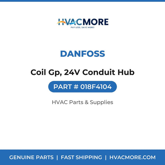 Danfoss Coil Gp, 24V Conduit Hub 018F4104