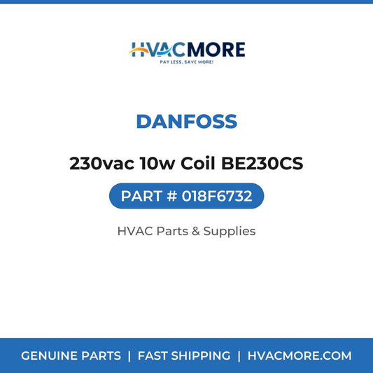 Danfoss 230vac 10w Coil BE230CS 018F6732