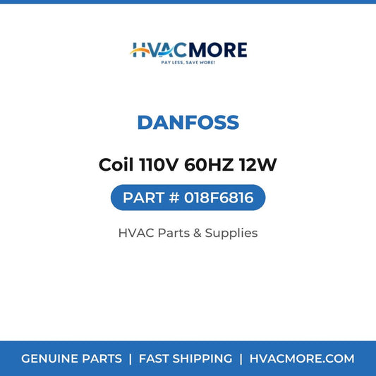 Danfoss Coil 110V 60HZ 12W 018F6816