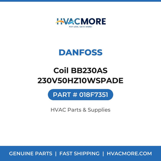 Danfoss Coil BB230AS 230V50HZ10WSPADE 018F7351