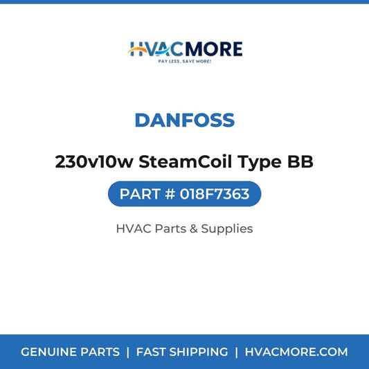 Danfoss 230v10w SteamCoil Type BB 018F7363