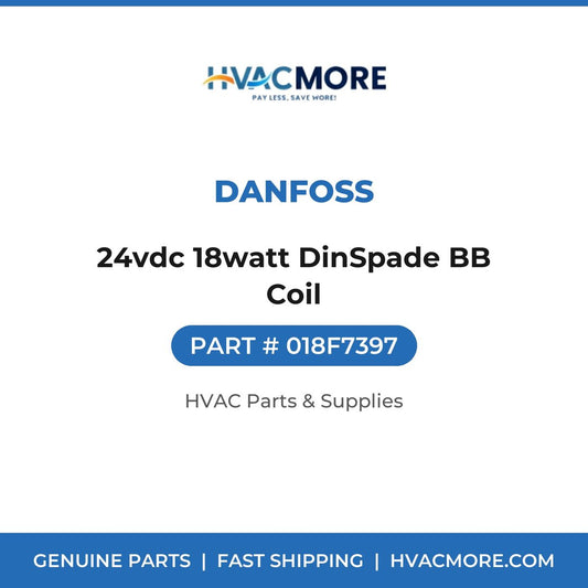 Danfoss 24vdc 18watt DinSpade BB Coil 018F7397